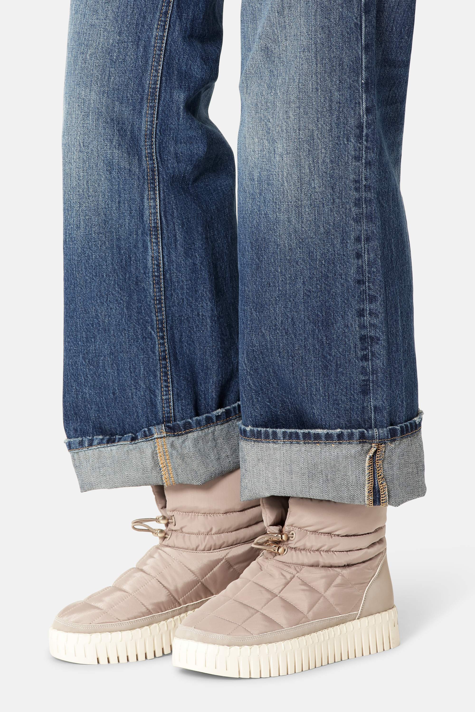 Tulip Padded Winter Boot - Wheat Pearled Ivory